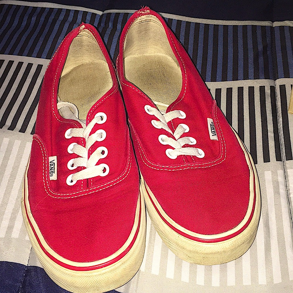 Vans Authentic, Red, Size 5.5 for sale!!